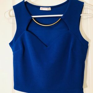 Cute Royal Blue crop top